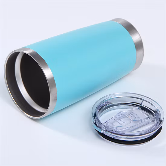 Vacuum Stainless Steel Insulated 20oz Rambler Coffee Travel Tumbler with Lid