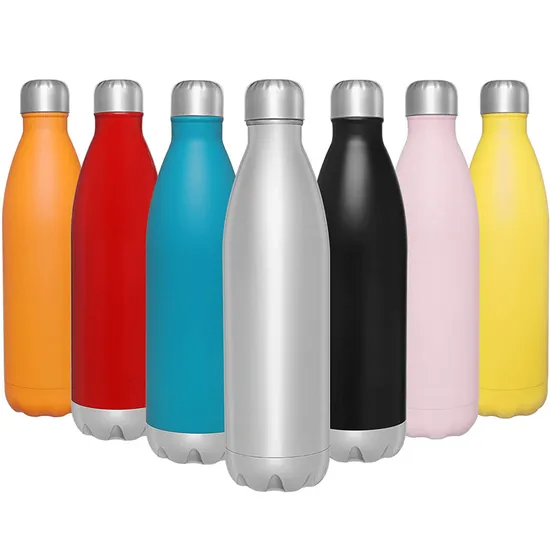 500ml Vacuum Flasks Cola Shape Fitness Sports 304 Stainless Steel Water Bottle