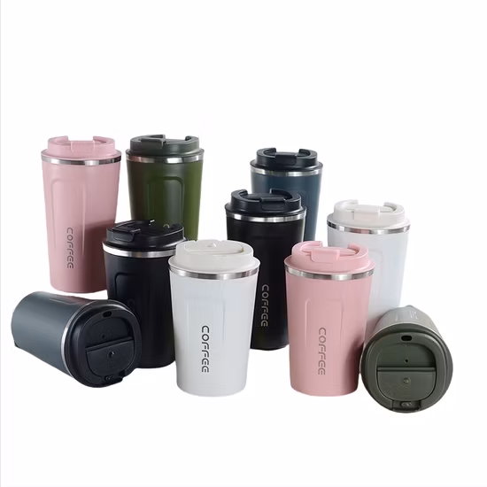 510ml 真空再利用可能な二重壁保温ステンレス鋼断熱コーヒーカップタンブラー