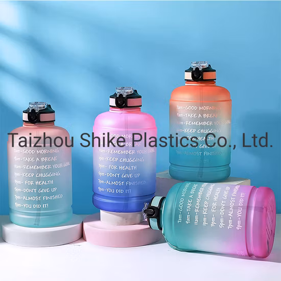 2.2 L 大型ウォーター マット カラー スポーツ ボトル ジム ジャグ カスタム ロゴ 水筒 BPA