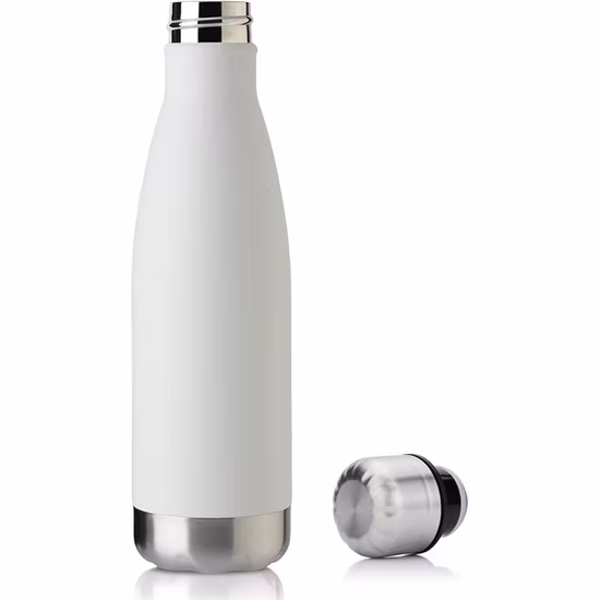 500ml 魔法瓶コーラ形状フィットネススポーツ 304 ステンレス鋼ウォーターボトル